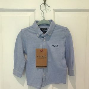 Mayoral Baby boys shirt light blue